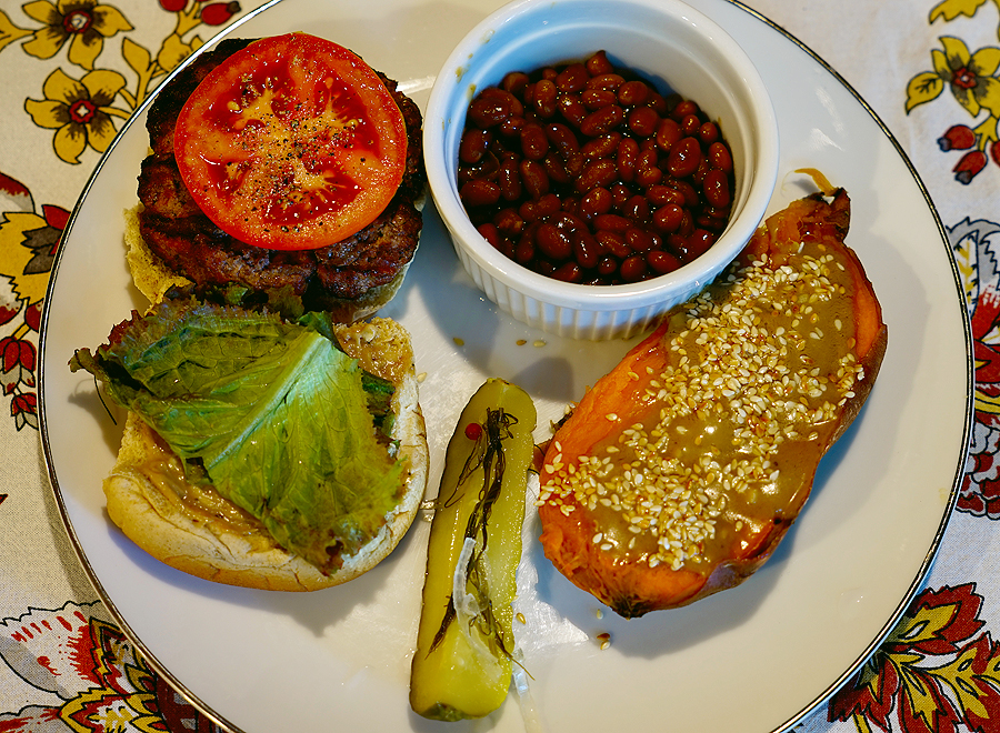 Sweet Potatoes with Tahini Butter