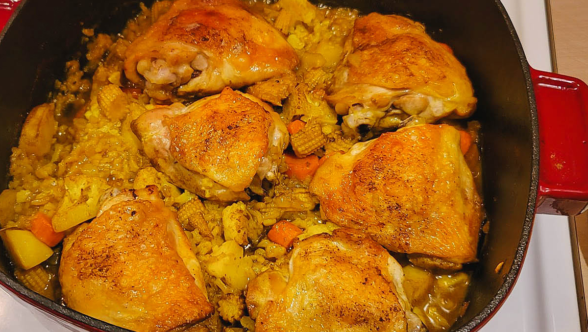 One-Pot Japanese Curry Chicken and Rice