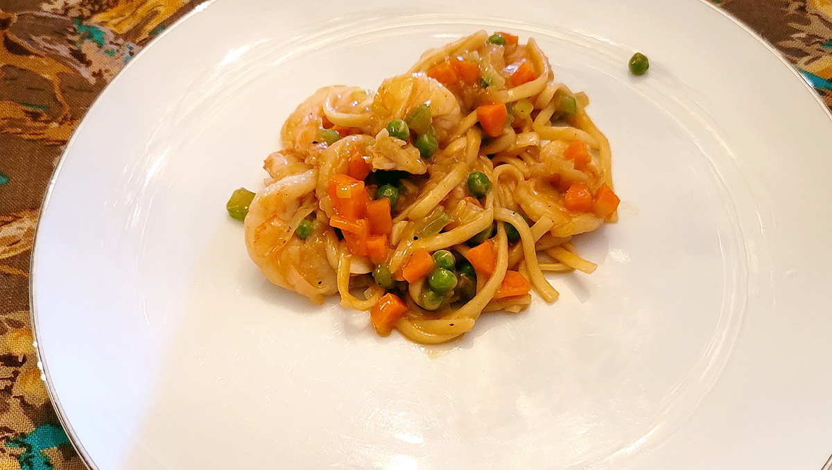Easy Shrimp Lo Mein