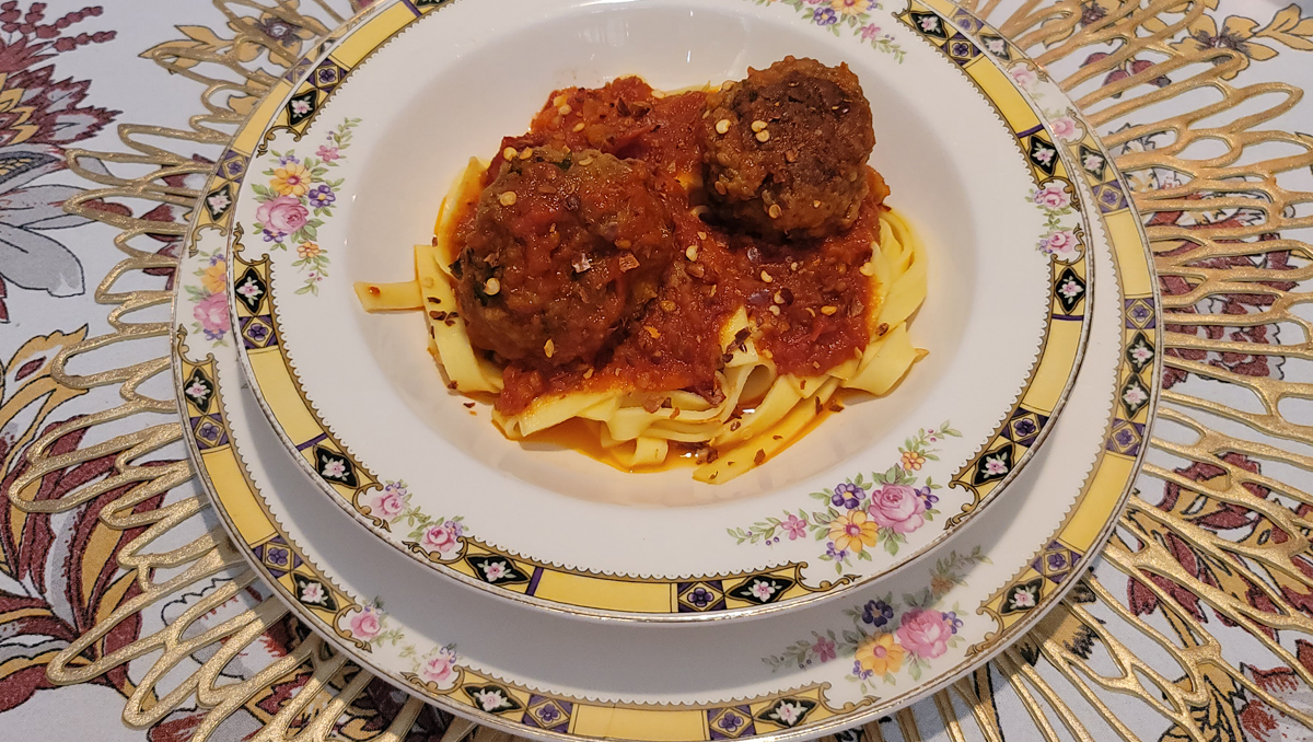 Bloody Mary Meatballs